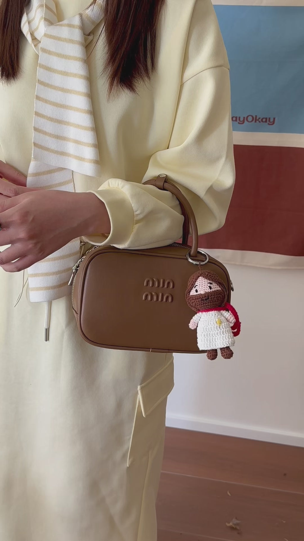 光盐生活馆稣稣家系列手工编织公仔挂件多用途装饰